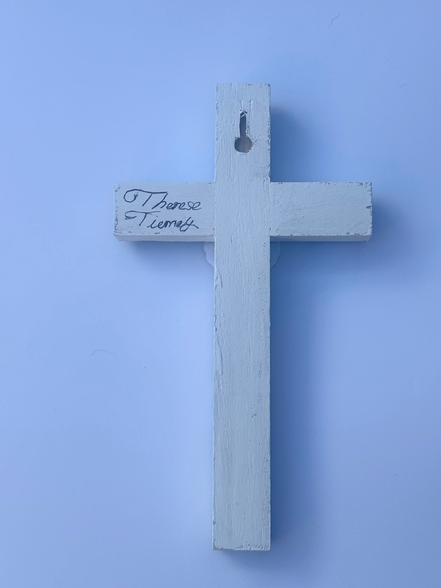Adorable Lamb Children’s Cross Hand Painted