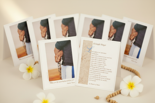 Blessed Mother Teresa Memorial Prayer Card 10 Piece Set