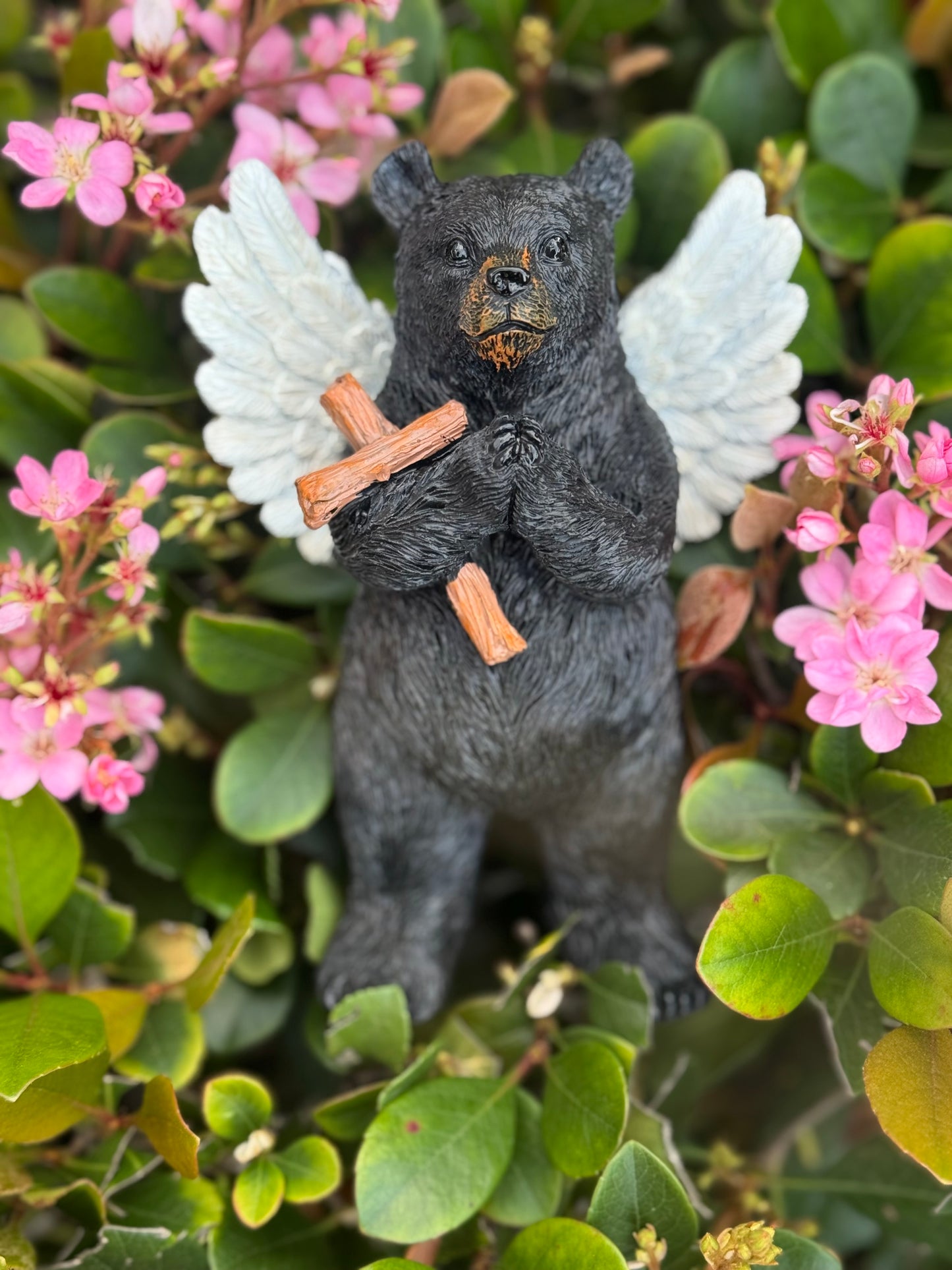 Comfort Angel Bear Holding Cross