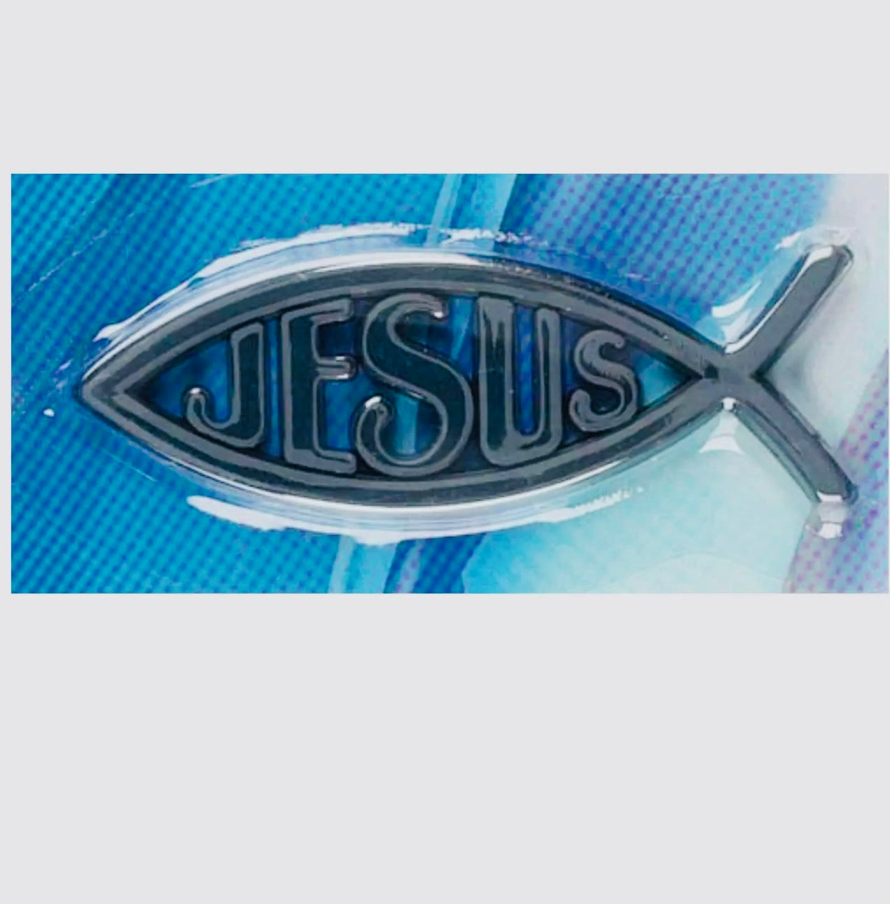 Auto Emblem Fish JESUS