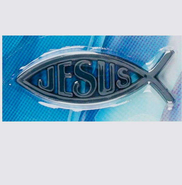 Auto Emblem Fish JESUS