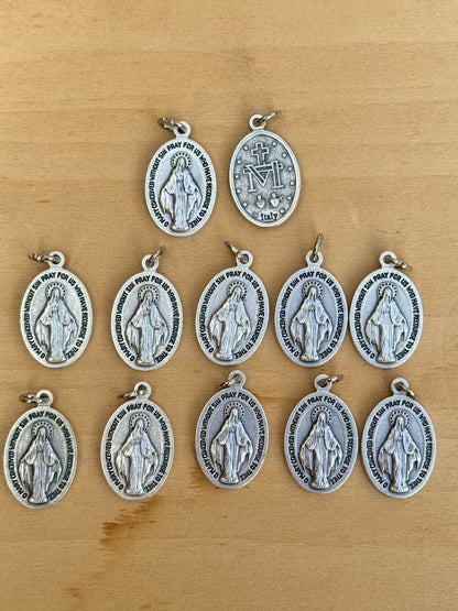 Miraculous Medals 12 PC Made in Italy