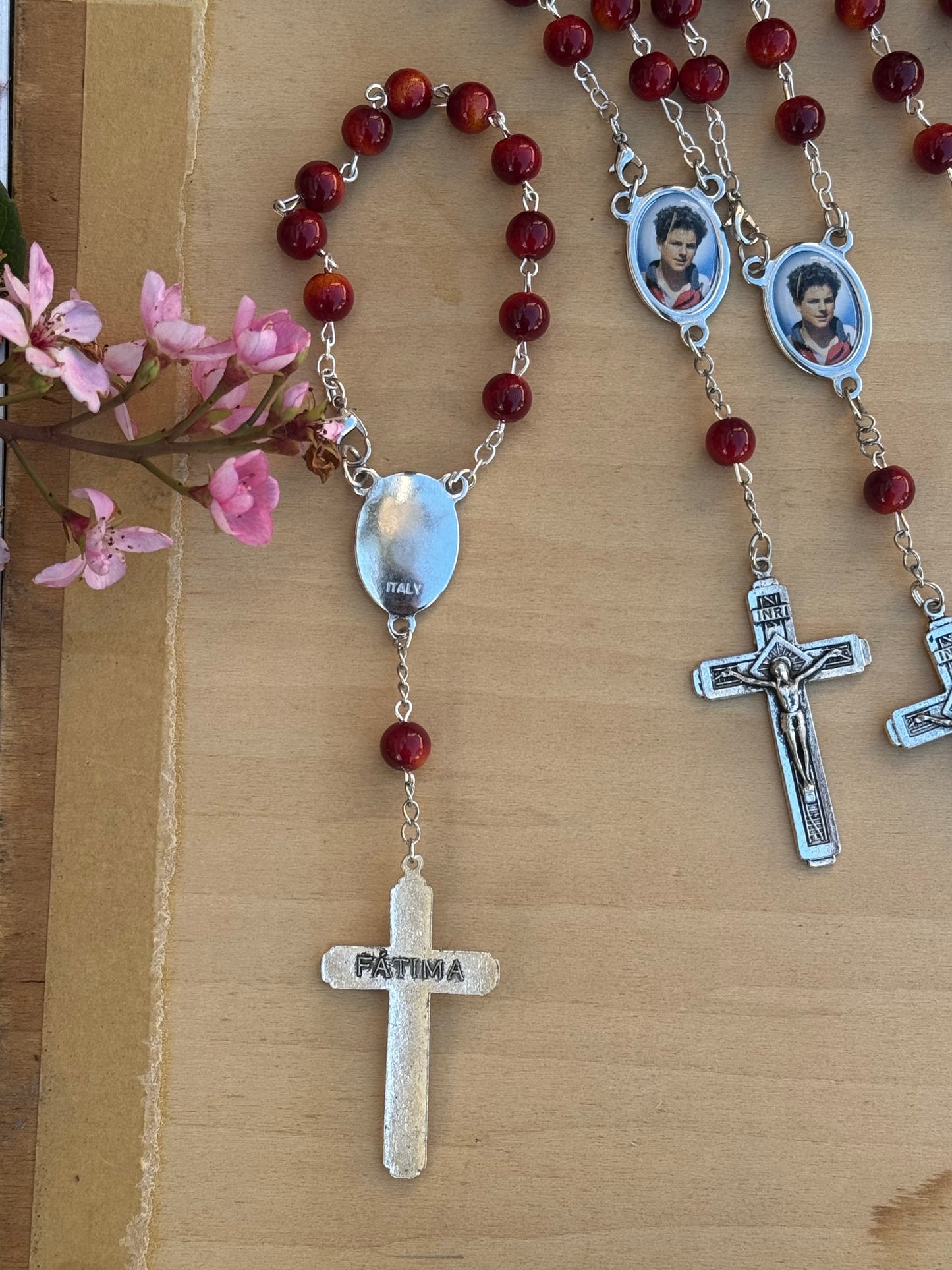 Saint Carlo Acutis Rosary Handmade in The USA