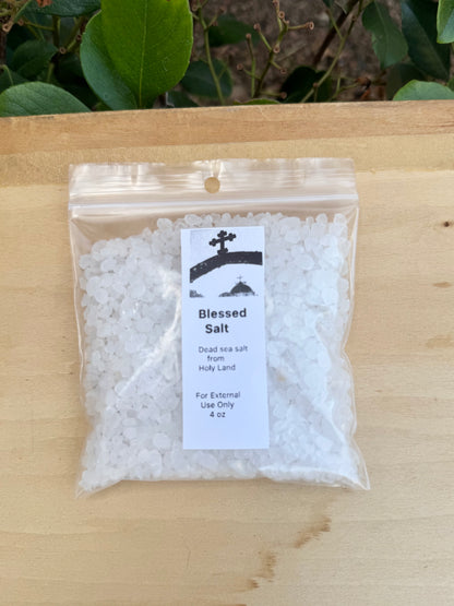 Blessed Dead Sea Salt from Holy land