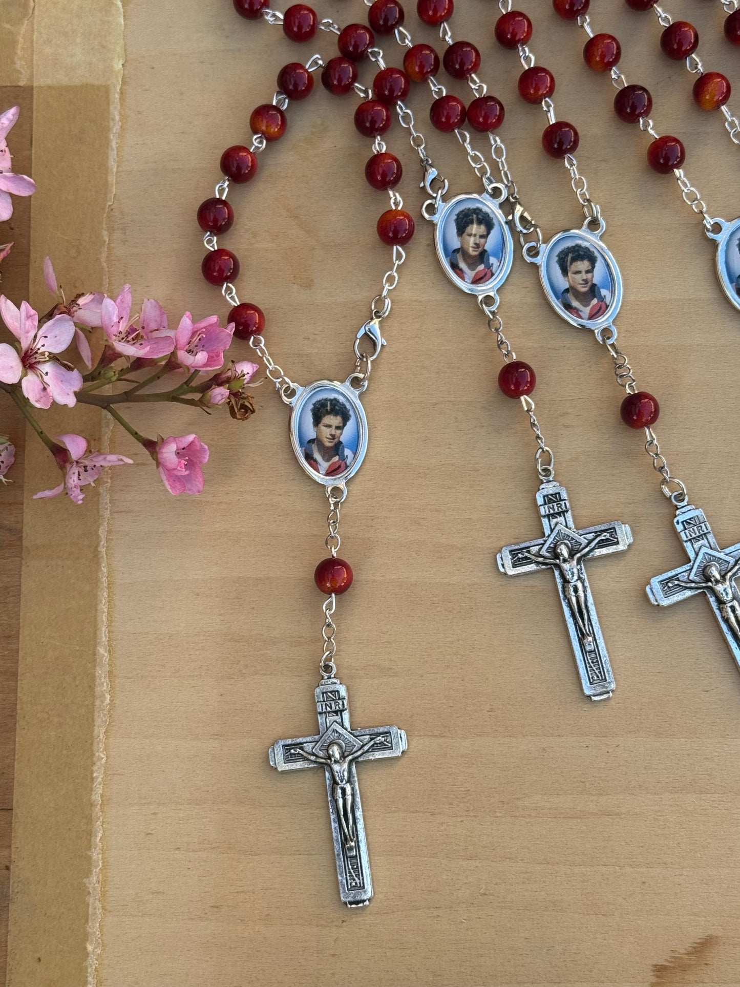 Saint Carlo Acutis Rosary Handmade in The USA