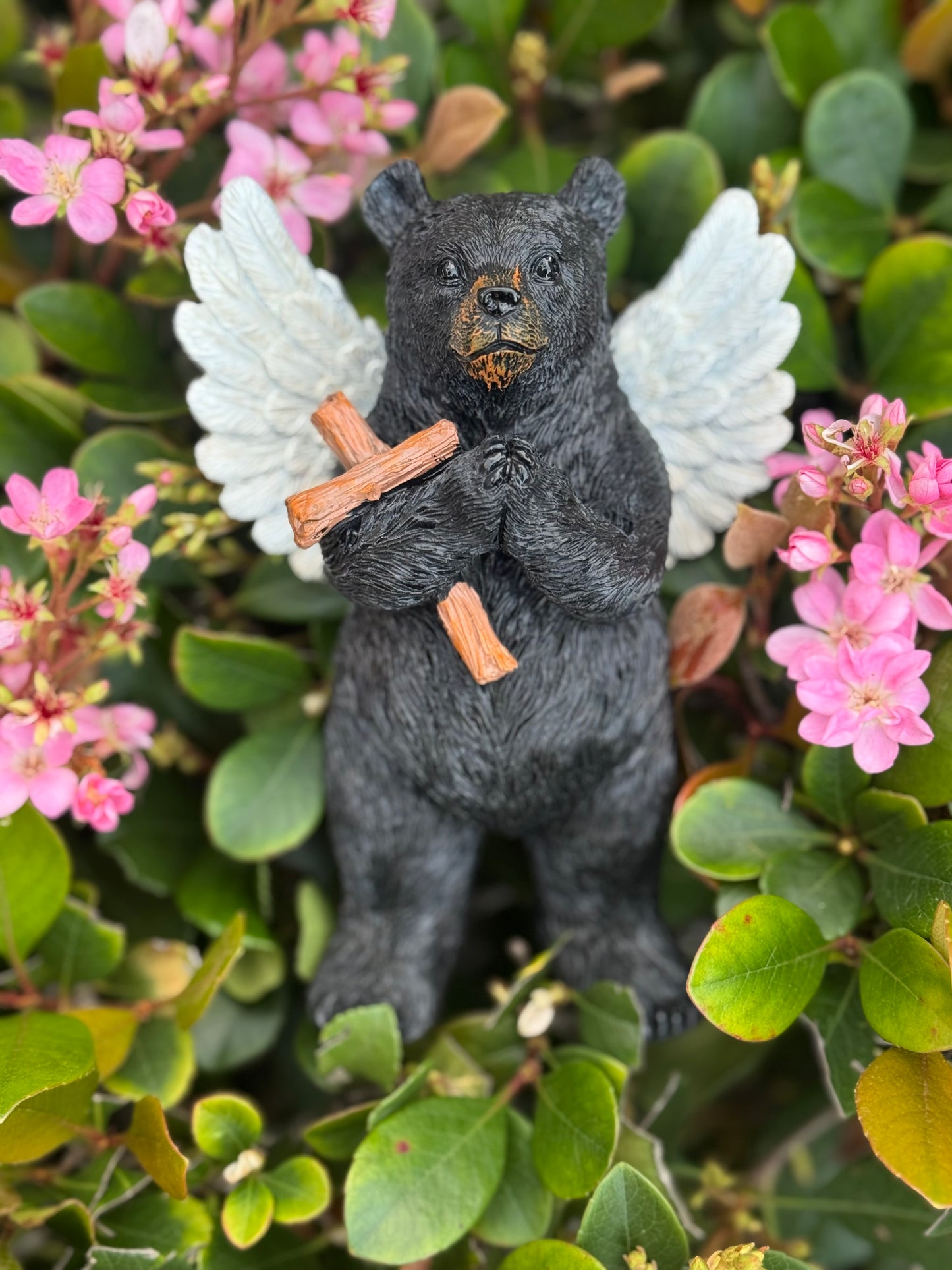 Comfort Angel Bear Holding Cross