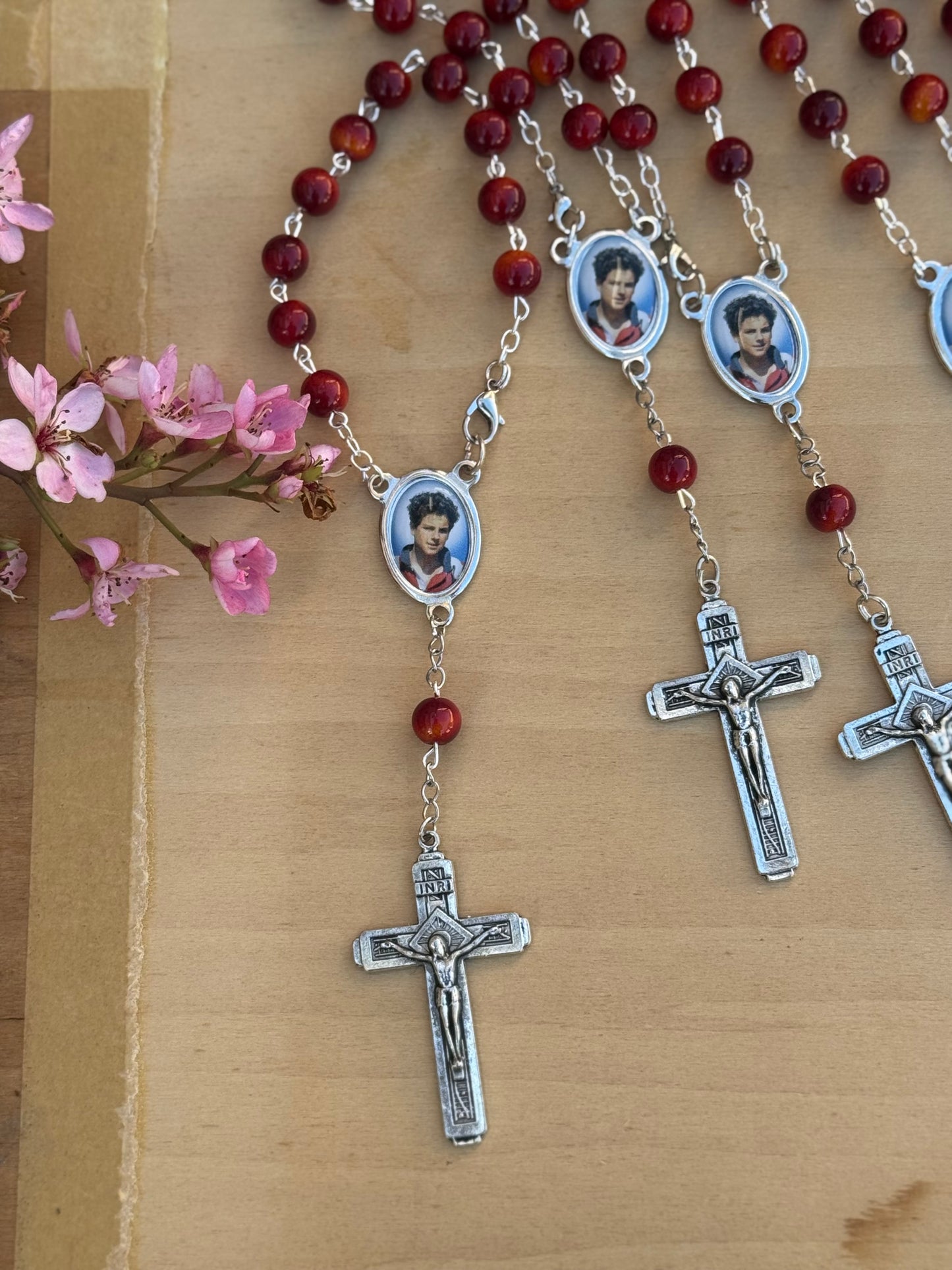Saint Carlo Acutis Rosary Handmade in The USA