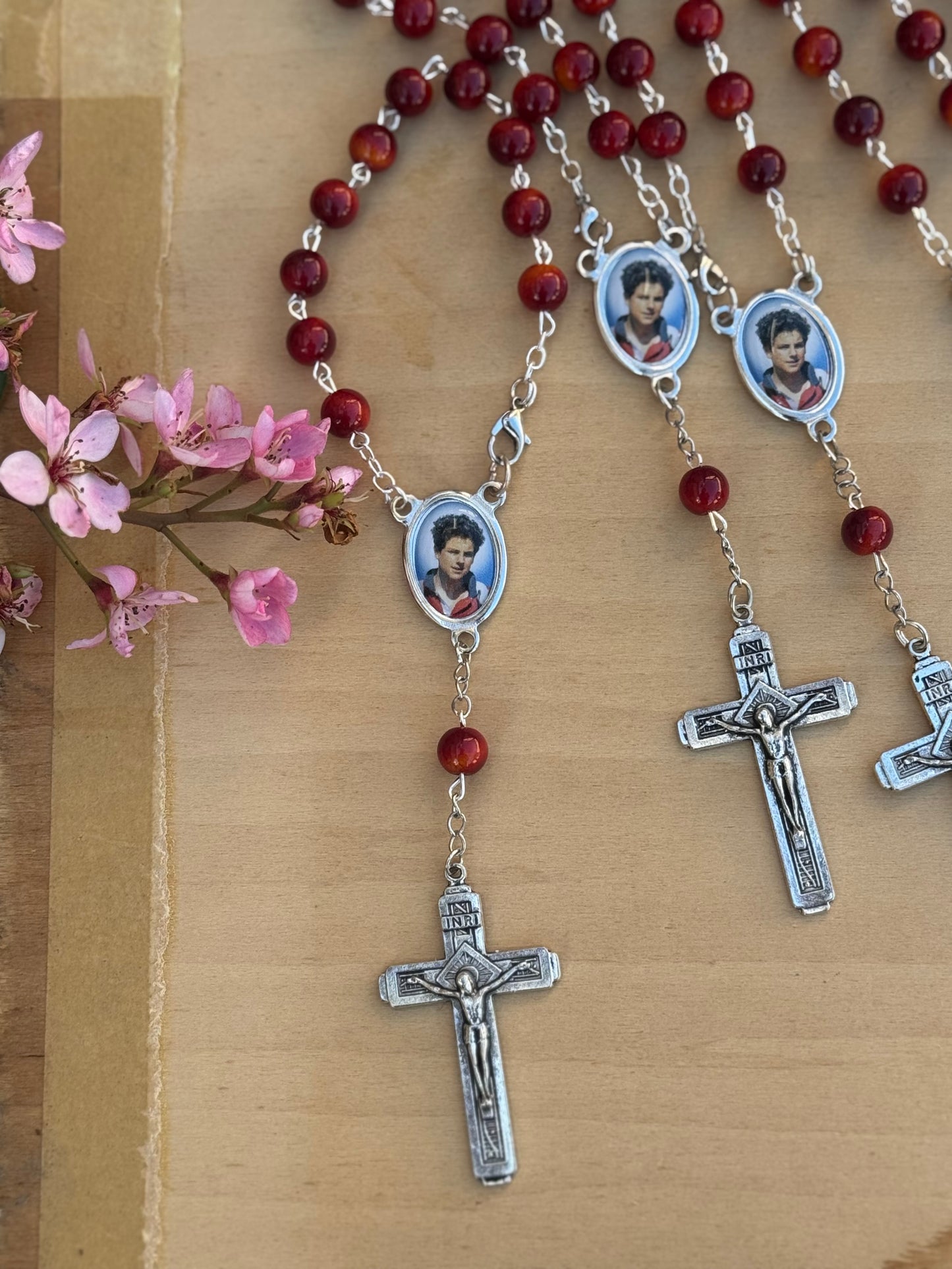 Saint Carlo Acutis Rosary Handmade in The USA