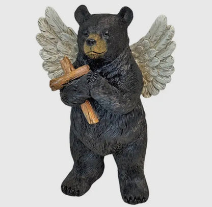 Comfort Angel Bear Holding Cross
