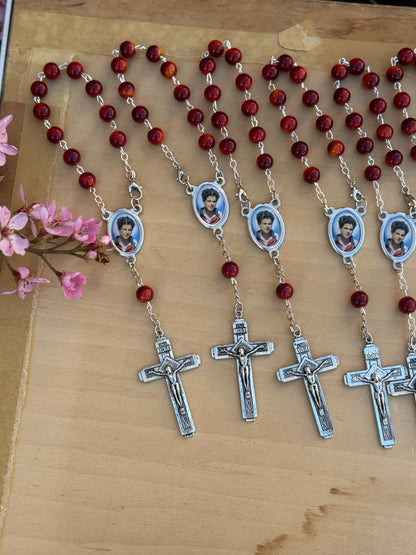 Saint Carlo Acutis Rosary Handmade in The USA