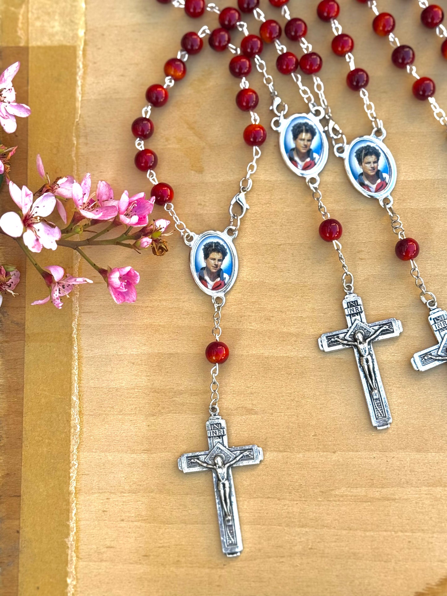 Saint Carlo Acutis Rosary Handmade in The USA