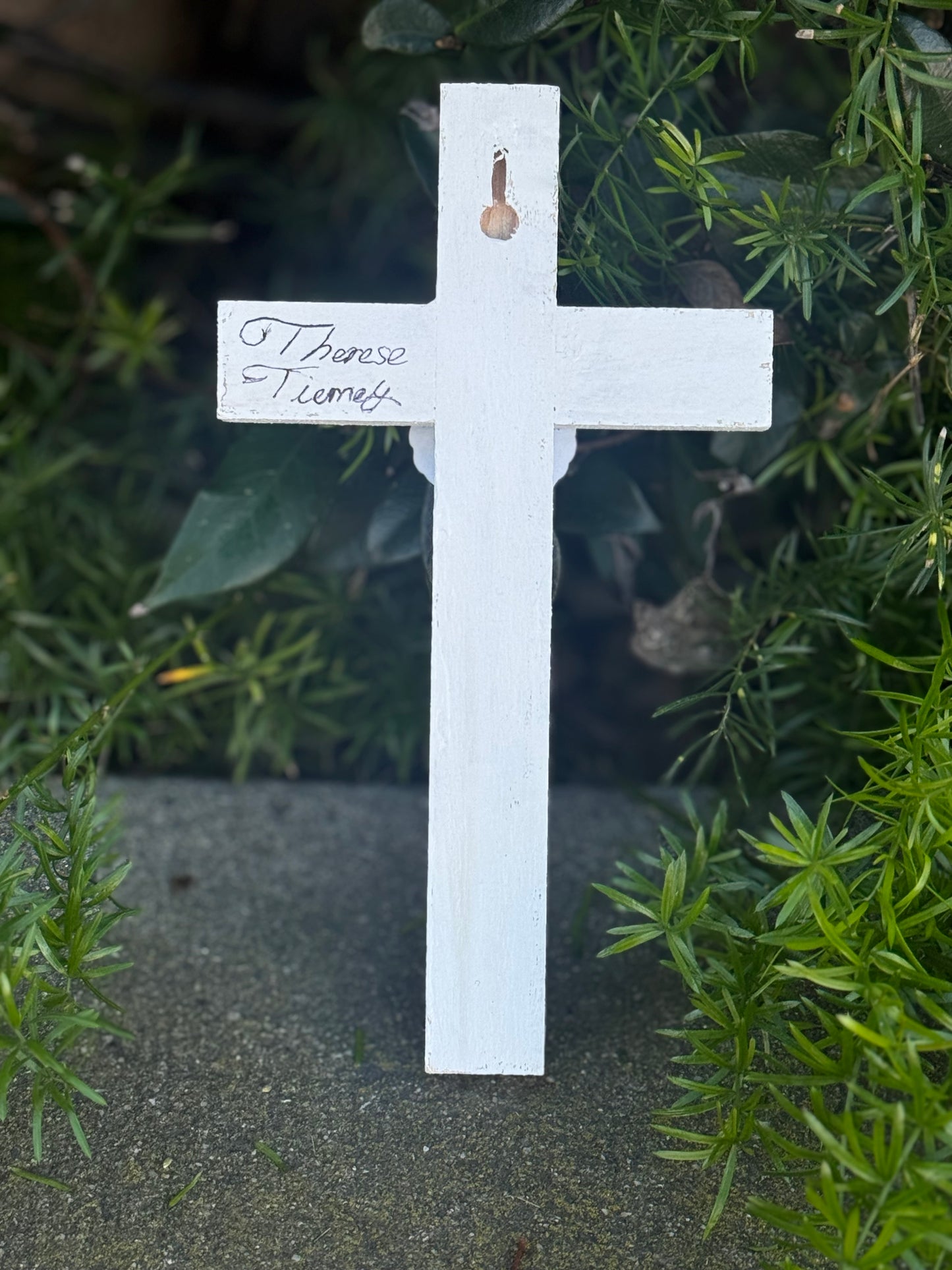 Adorable Lamb Children’s Cross Hand Painted