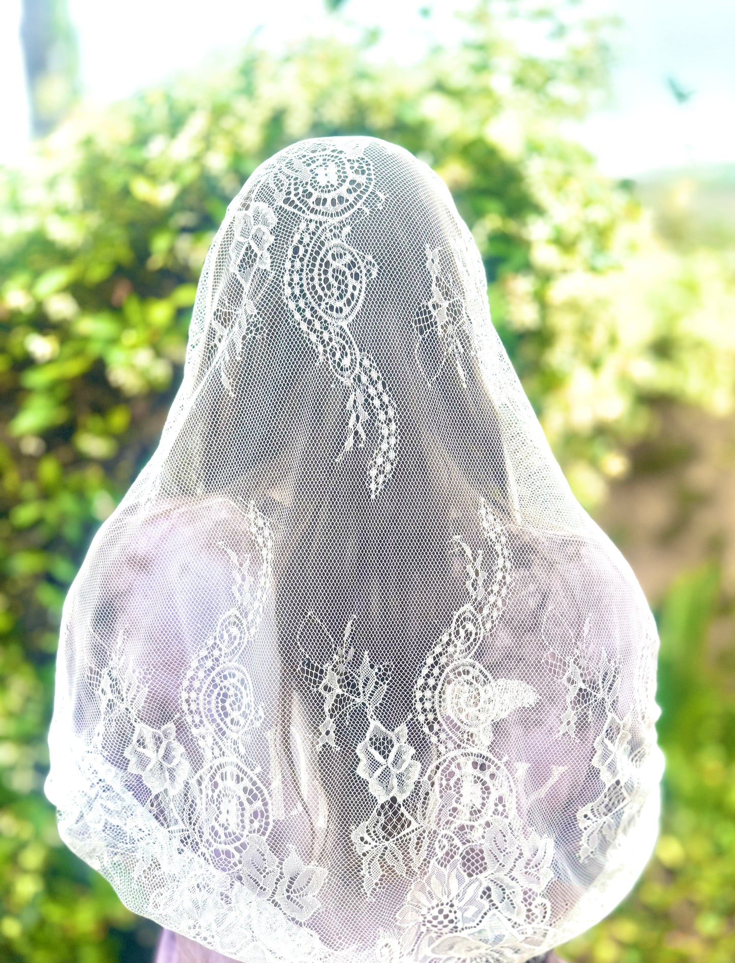 Elegant Veil Vintage Styled Mantilla Church Veil