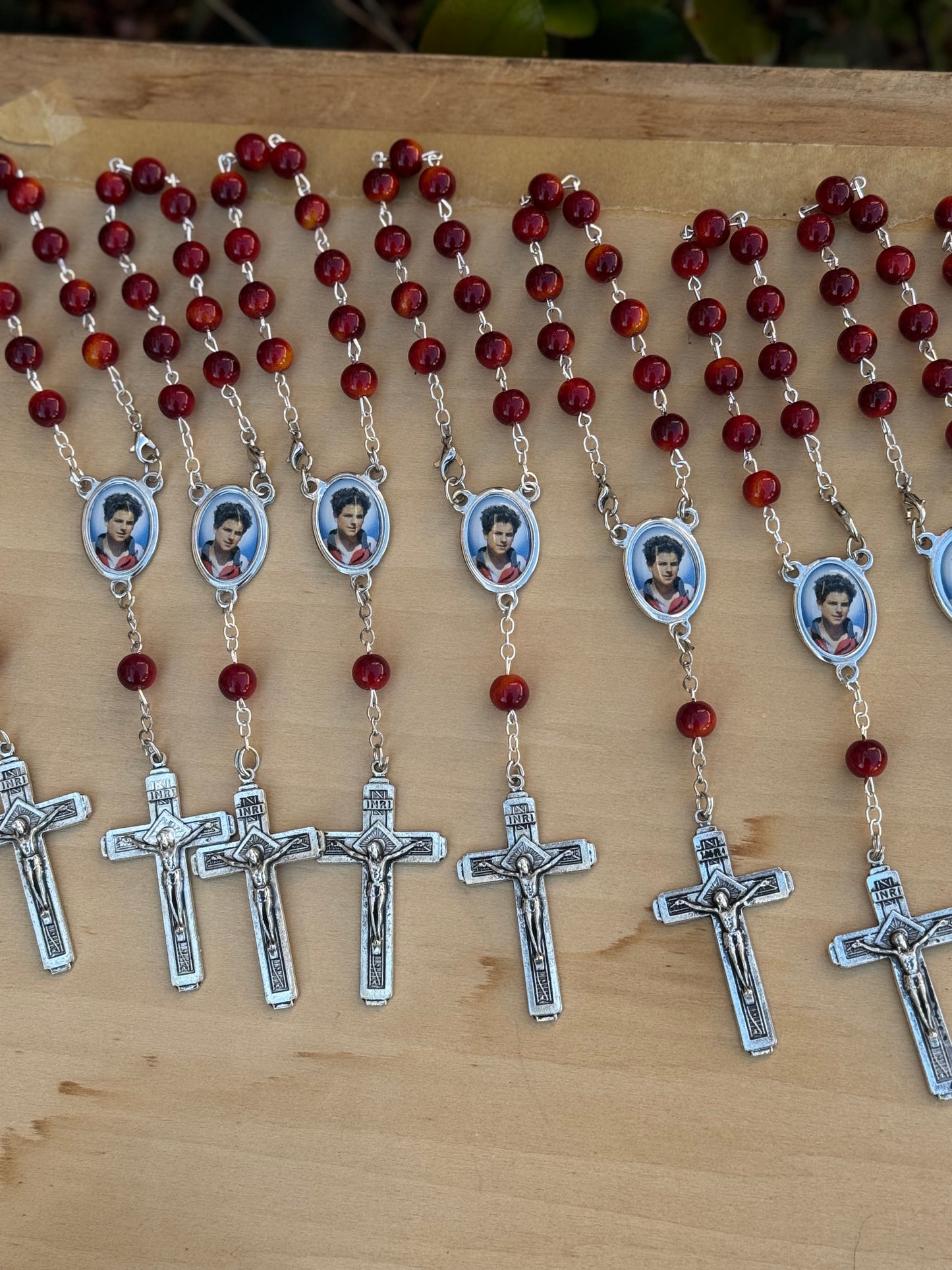 Saint Carlo Acutis Rosary Handmade in The USA