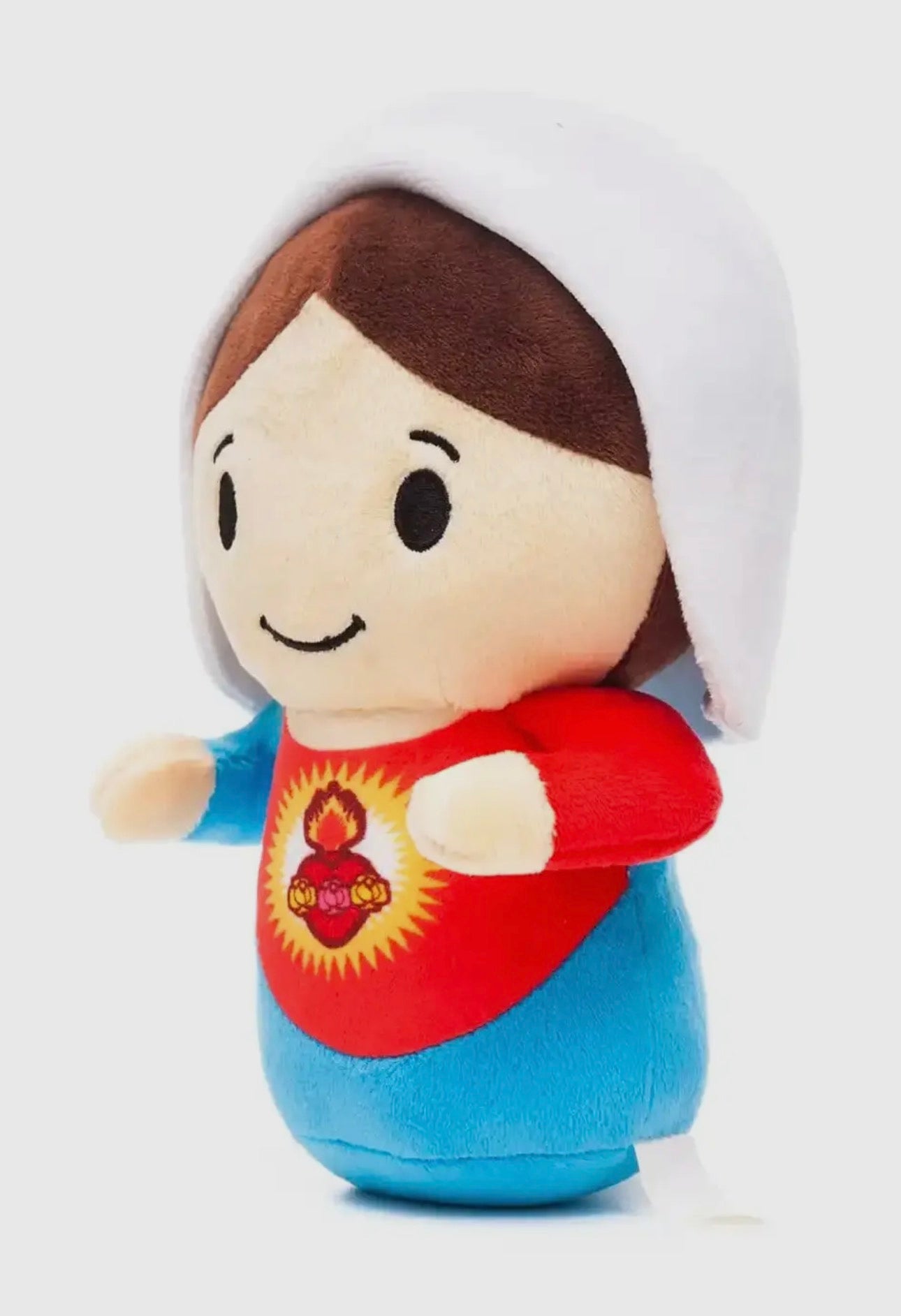 Immaculate Heart Mary Catholic Plush Doll 8”