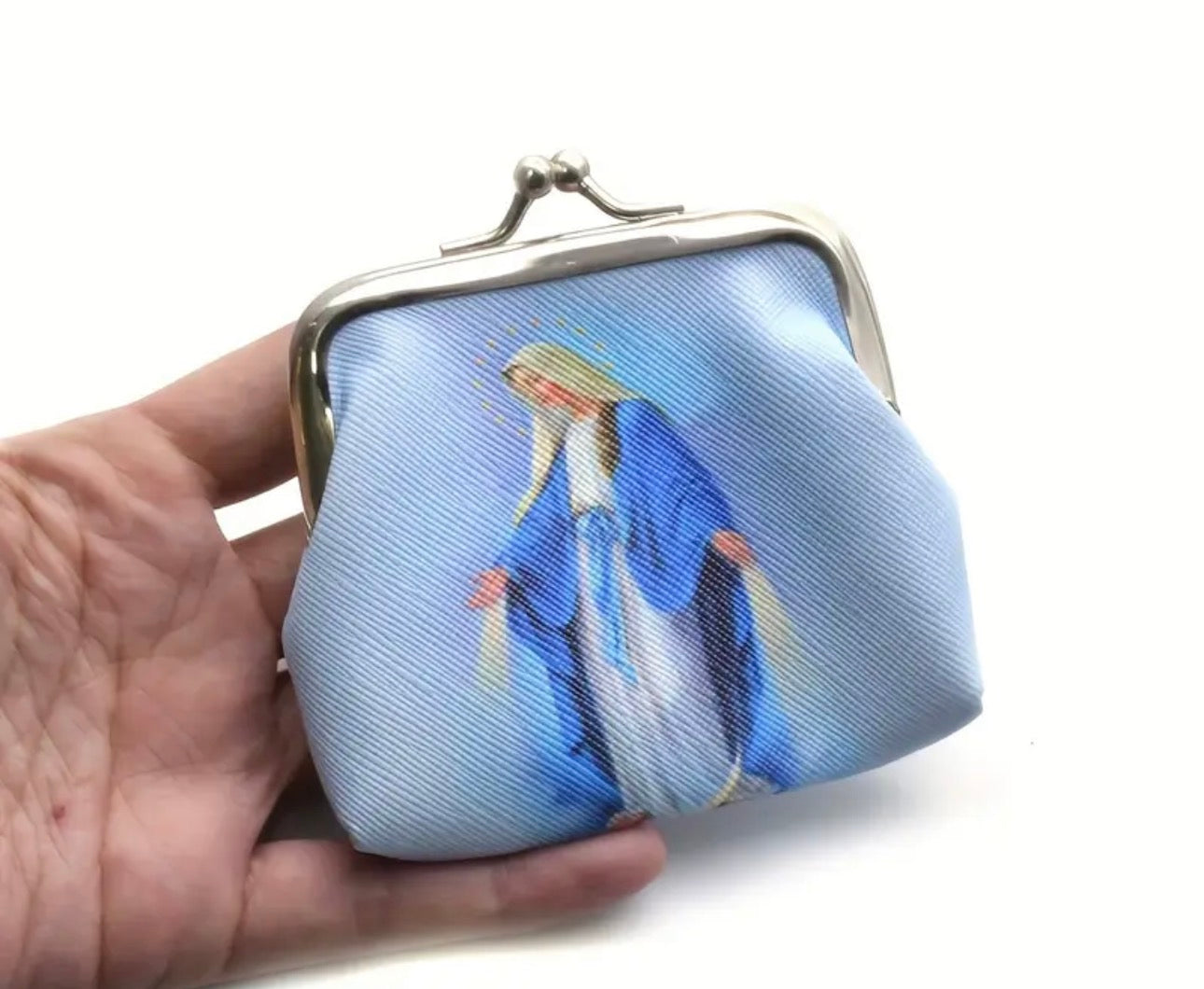 Our Lady of Grace Rosary Pouch