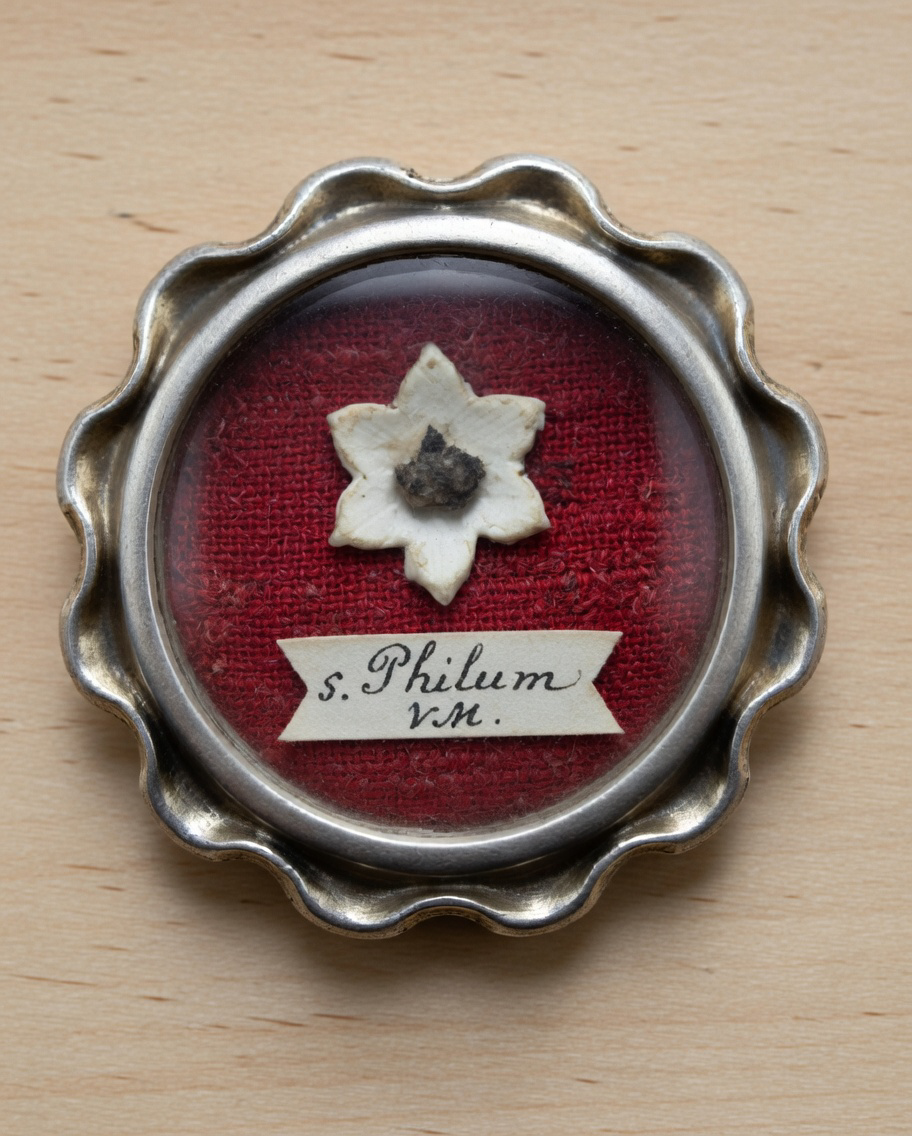 Saint Philomena Blessed Anointing Oil Touched To First-Class Relic