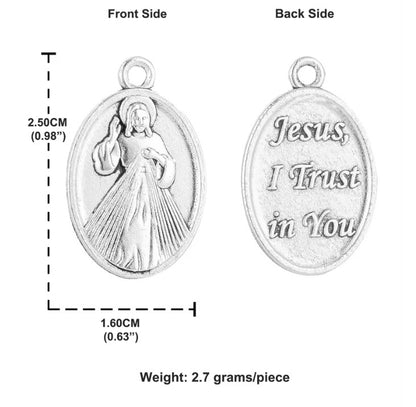 Divine Mercy Medal Jesus I Trust in You