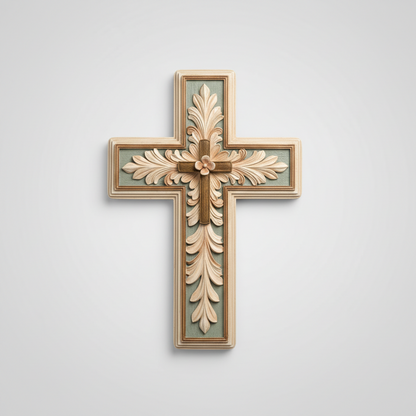 Preorder: June 2026 Ornate Vintage Layered Wall Cross